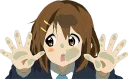 😟 emoji Yui Telegram sticker 6 of 9