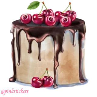 🎂 emoji Delicious 🌸@pinkstickers🌸 Telegram sticker 2 of 116