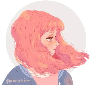 😞 emoji Senny 🌸@pinkstickers🌸 Telegram sticker 20 of 35