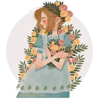 💐 emoji Senny 🌸@pinkstickers🌸 Telegram sticker 8 of 35
