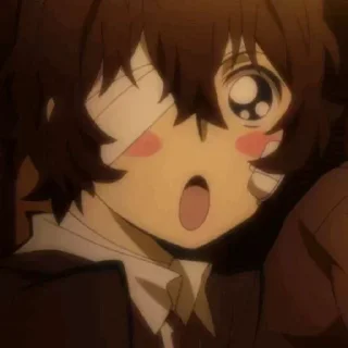 😍 emoji ⛓ Dazai - @iRammy ⛓ Telegram sticker 8 of 78