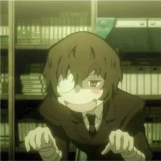 🤣 emoji ⛓ Dazai - @iRammy ⛓ Telegram sticker 20 of 78