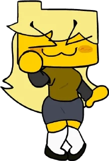 🌟 emoji ୨୧ㅤִ ㅤׄ  Meri from fnfㅤׄ   🌼ㅤִ Telegram sticker 1 of 50