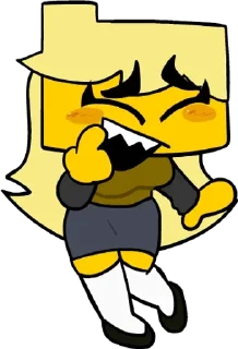 🌟 emoji ୨୧ㅤִ ㅤׄ  Meri from fnfㅤׄ   🌼ㅤִ Telegram sticker 6 of 50