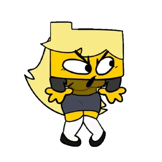 🌟 emoji ୨୧ㅤִ ㅤׄ  Meri from fnfㅤׄ   🌼ㅤִ Telegram sticker 10 of 50
