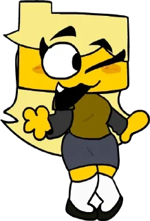 🌟 emoji ୨୧ㅤִ ㅤׄ  Meri from fnfㅤׄ   🌼ㅤִ Telegram sticker 2 of 50