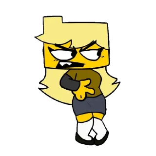 🌟 emoji ୨୧ㅤִ ㅤׄ  Meri from fnfㅤׄ   🌼ㅤִ Telegram sticker 9 of 50