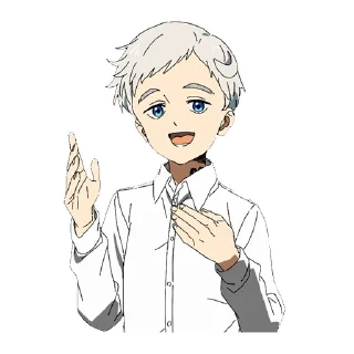 👋 emoji The Promised Neverland Telegram sticker 20 of 54