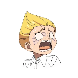 😱 emoji The Promised Neverland Telegram sticker 17 of 54