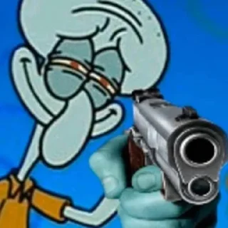🔫 emoji cartoon mood Telegram sticker 11 of 111