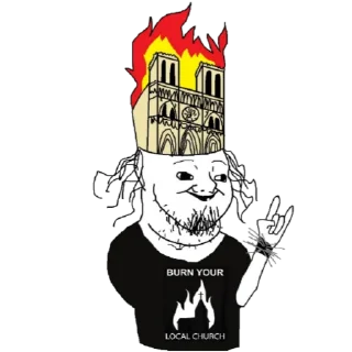 Sticker from Brainlet Boży