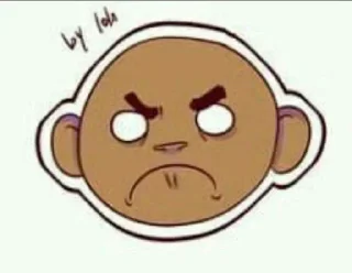😈 emoji Рассел 3 @GorillazSticker Telegram sticker 18 of 120