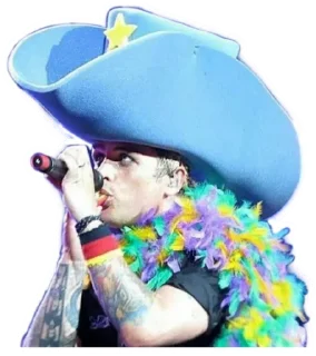 🤠 emoji Green Day by Mari Telegram sticker 24 of 50