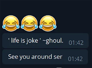 Sticker from GHOUL