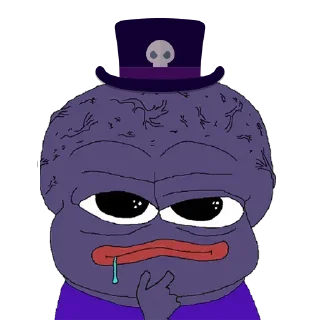 🧠 emoji Voodoo Pepes Telegram sticker 11 of 31