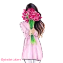 💐 emoji Girls  🌸@pinkstickers🌸 Telegram sticker 5 of 72