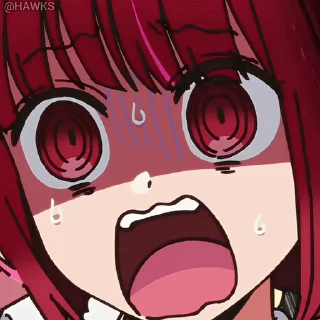 😱 emoji Oshi no Ko-2 ✭ (@TodorokiShouto) Telegram sticker 10 of 50
