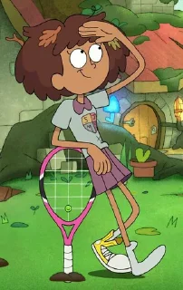 🎾 emoji Anne - Amphibia : @Characters_stickers Telegram sticker 18 of 30