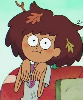 ☺️ emoji Anne - Amphibia : @Characters_stickers Telegram sticker 13 of 30