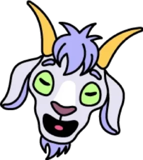 😳 emoji Коза @modnyashki_vip Telegram sticker 14 of 25