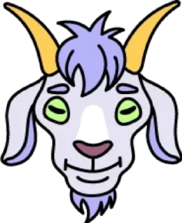 😁 emoji Коза @modnyashki_vip Telegram sticker 18 of 25