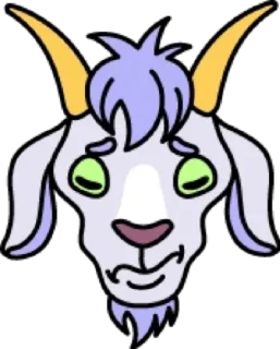 🥺 emoji Коза @modnyashki_vip Telegram sticker 15 of 25