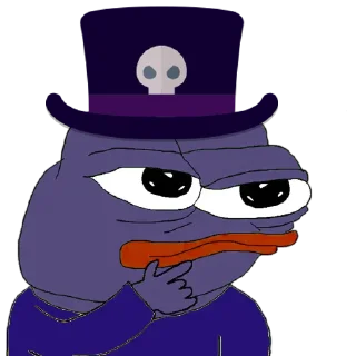 🤔 emoji Voodoo Pepes Telegram sticker 18 of 31