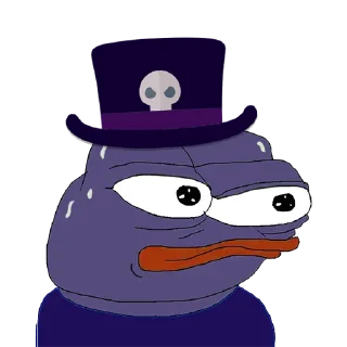 😨 emoji Voodoo Pepes Telegram sticker 21 of 31