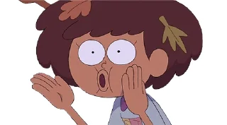 Sticker from amphibia