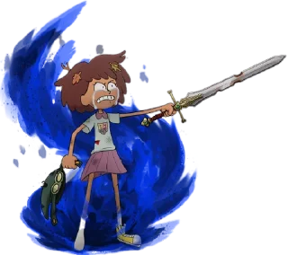 🗡 emoji Anne - Amphibia : @Characters_stickers Telegram sticker 24 of 30