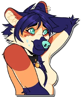 ☺️ emoji Avi the Maned wolf Telegram sticker 9 of 67