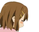 😒 emoji Yui Telegram sticker 5 of 9