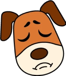 🐶 emoji Собака @modnyashki_vip Telegram sticker 16 of 25