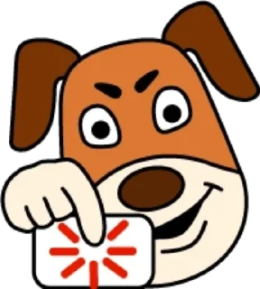 🧐 emoji Собака @modnyashki_vip Telegram sticker 17 of 25