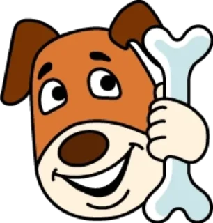 🥰 emoji Собака @modnyashki_vip Telegram sticker 10 of 25