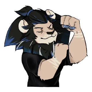Sticker from lion yedusis
