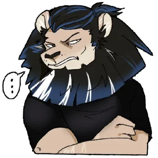 Sticker from lion yedusis