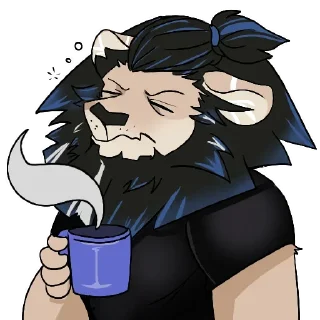 Sticker from lion yedusis