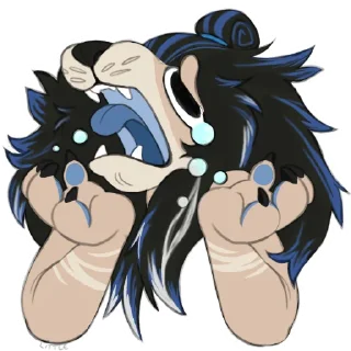 😰 emoji lion yedusis Telegram sticker 17 of 41