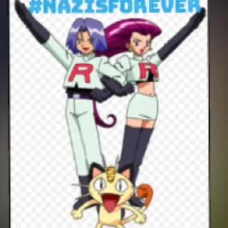 Sticker from Team rocket trios 2.0