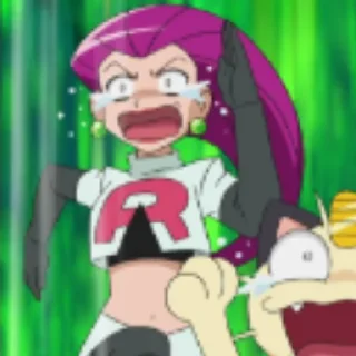 😨 emoji Team rocket trios 2.0 Telegram sticker 20 of 58