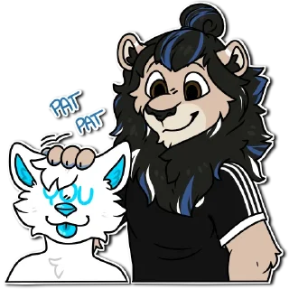🤗 emoji lion yedusis Telegram sticker 22 of 41