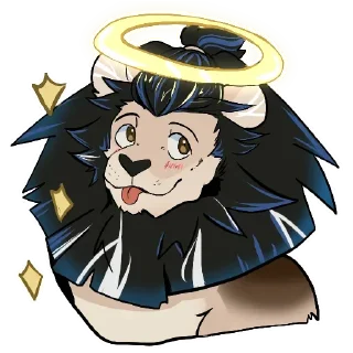 😇 emoji lion yedusis Telegram sticker 5 of 41