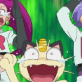 😨 emoji Team rocket trios 2.0 Telegram sticker 21 of 58