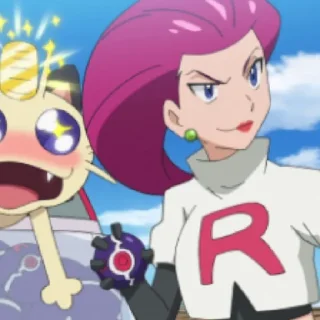 😉 emoji Team rocket trios 2.0 Telegram sticker 16 of 58