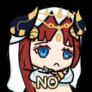 🙅‍♀ emoji Genshin Random Moment Telegram sticker 21 of 69