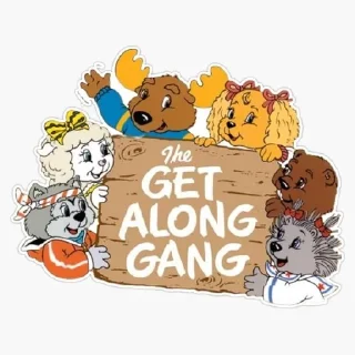 Sticker from Get along gang