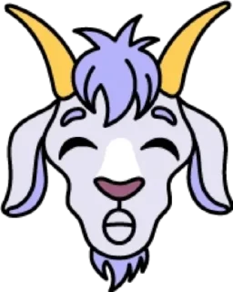 😘 emoji Коза @modnyashki_vip Telegram sticker 13 of 25
