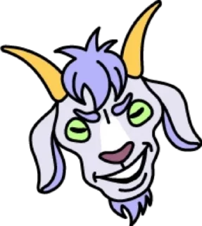 🤨 emoji Коза @modnyashki_vip Telegram sticker 21 of 25