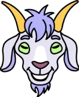 😀 emoji Коза @modnyashki_vip Telegram sticker 6 of 25